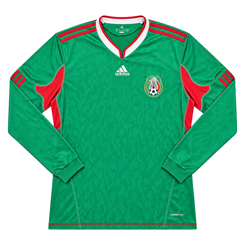 Adidas Mexico Soccer Jersey Long Sleeve Size S 1