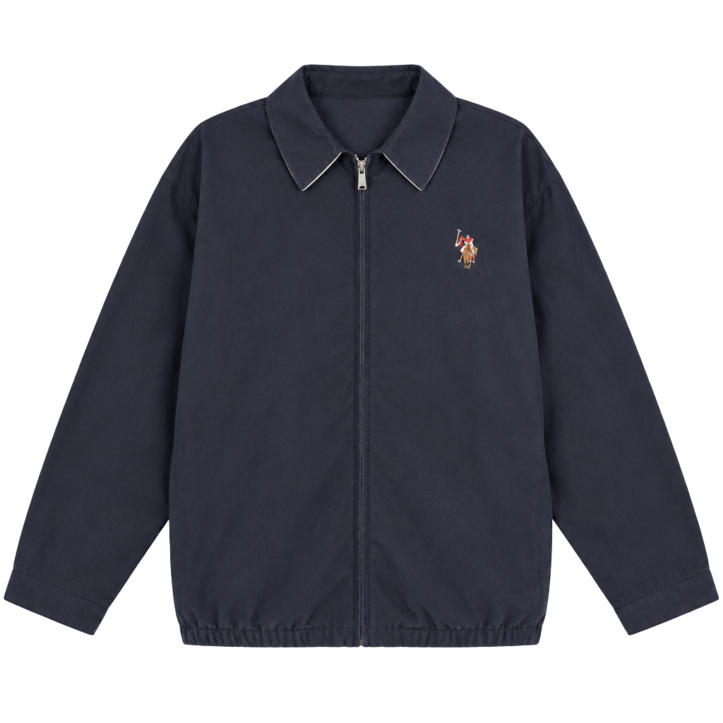 U.S. Polo Assn. Full Zip Jacket Size 5XL Navy Blue 1