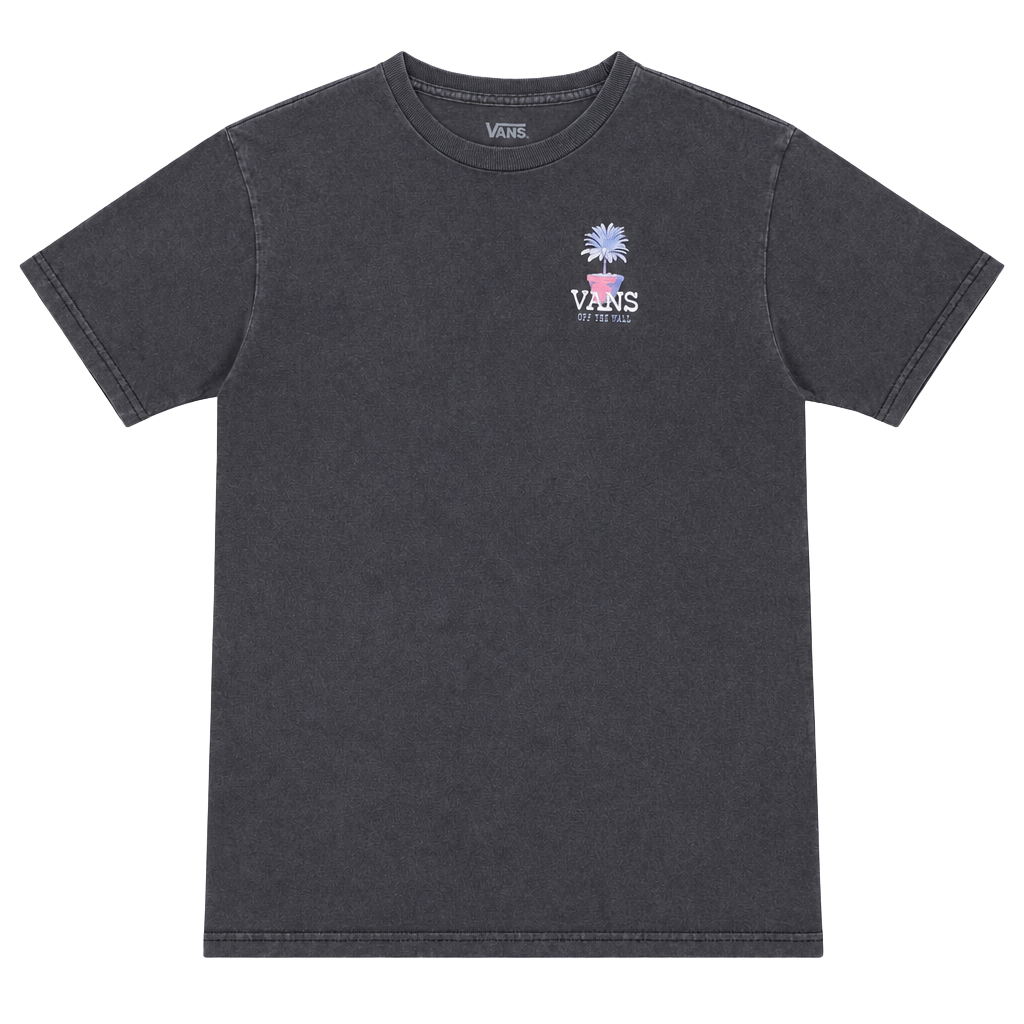 Vans Tropical Garden Supply Graphic T-Shirt Size Small Black 1