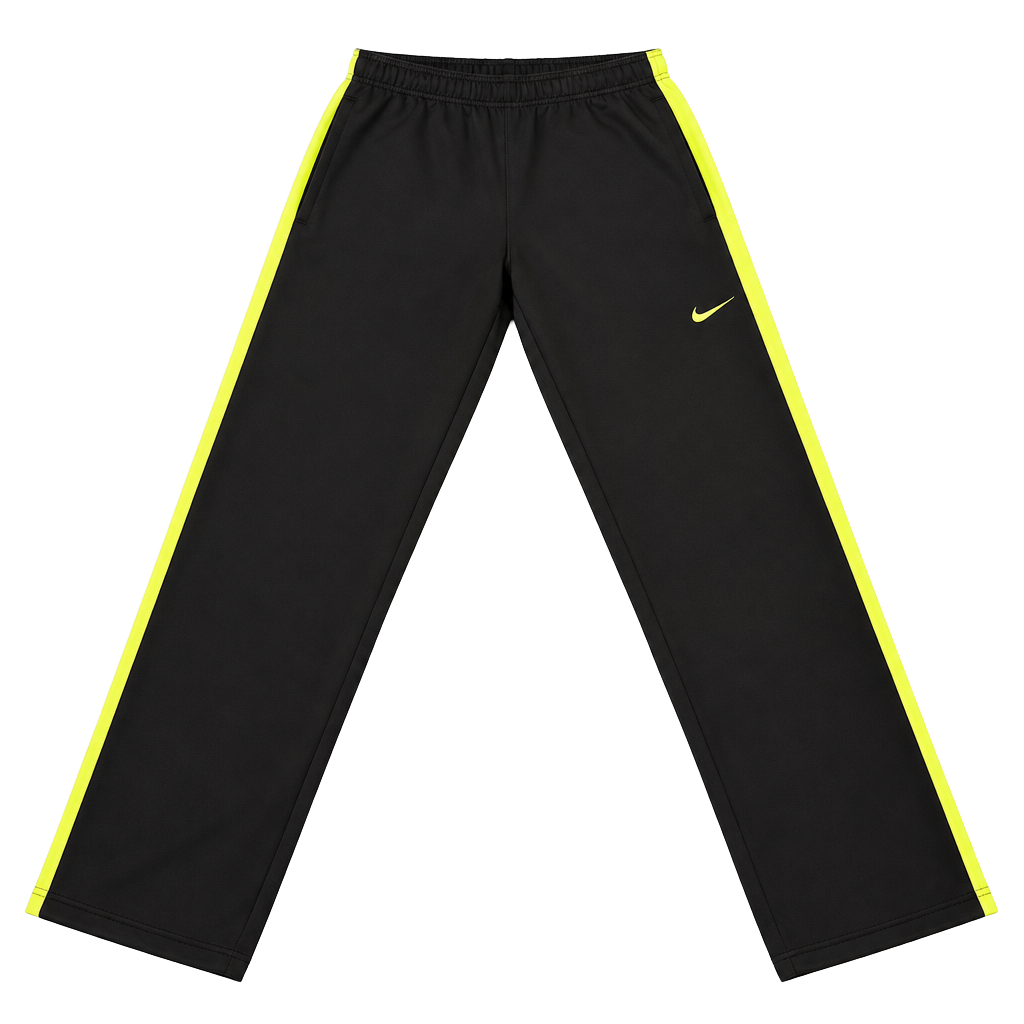 Nike Therma-Fit Pants Size L Black Yellow Athletic Sweatpants 1