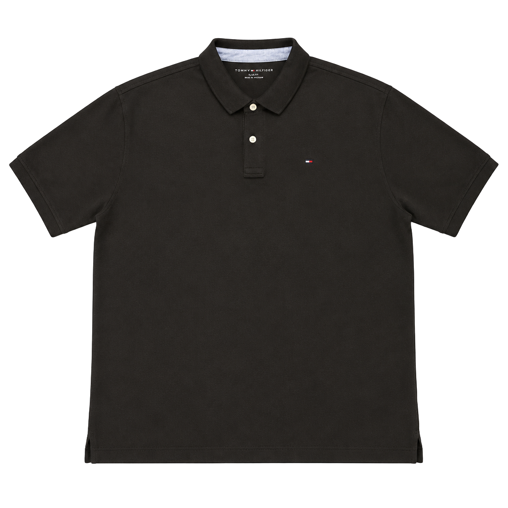 Tommy Hilfiger Polo Shirt Size 3XL Brown Cotton Short Sleeve 1