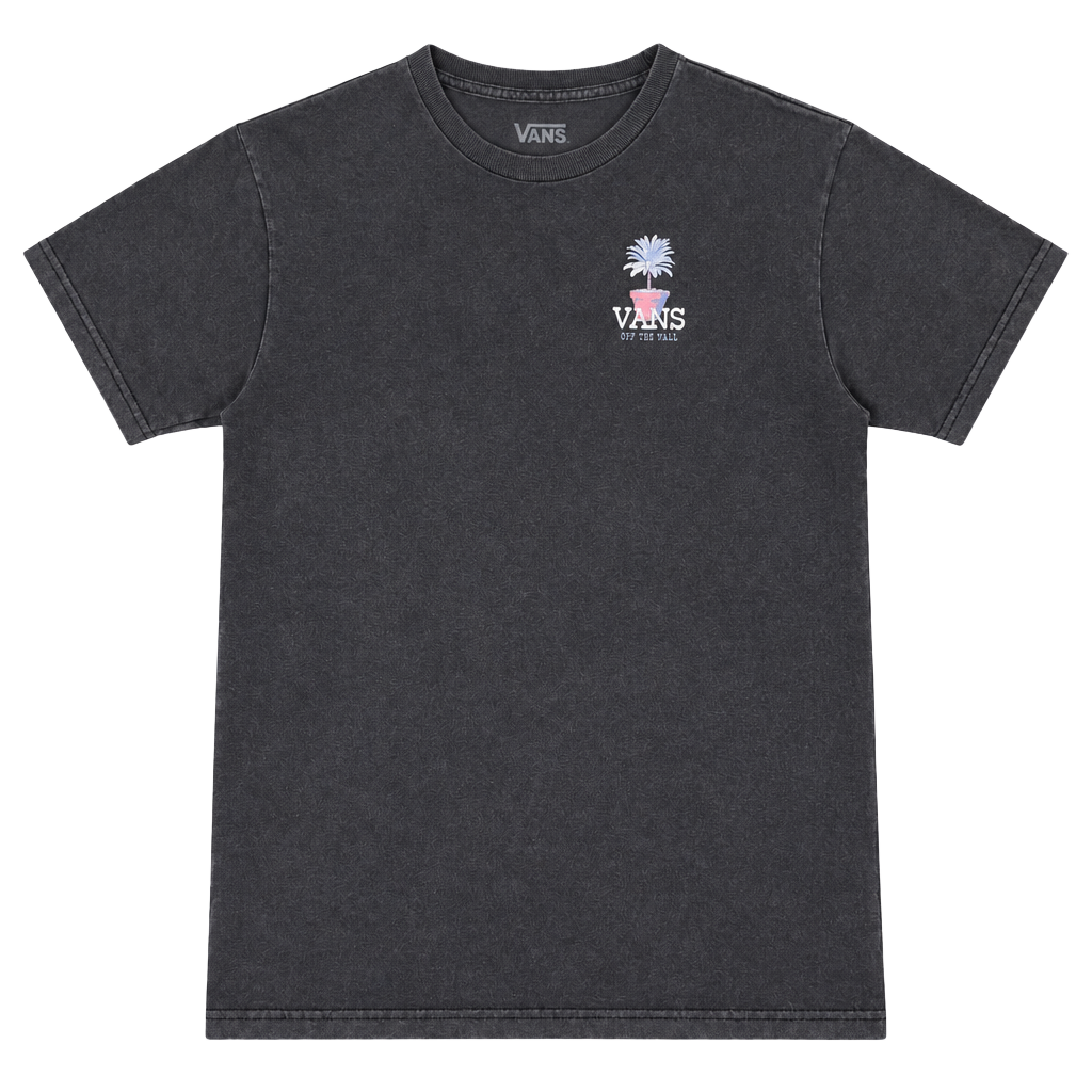 Vans Tropical Garden Supply T-Shirt Size Small Charcoal Graphic Tee 1