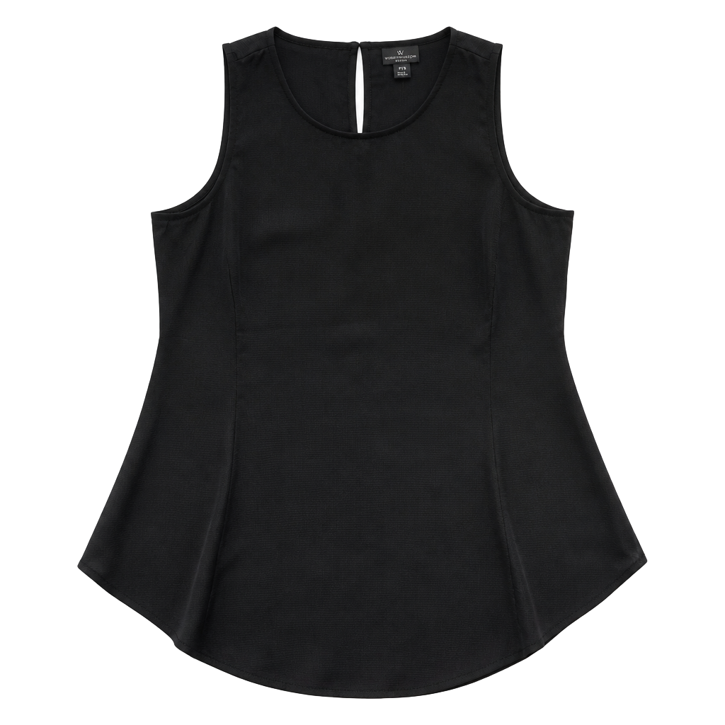 Worthington Petite Peplum Top Size PXS Black 1