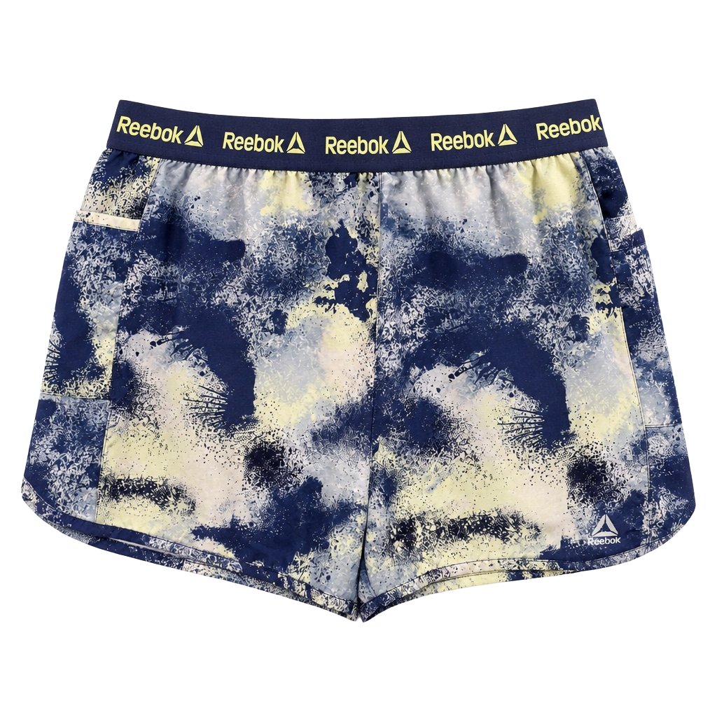 Reebok Multicolored Shorts With Side Pockets & Elastic Waistband. Size XXL. 1