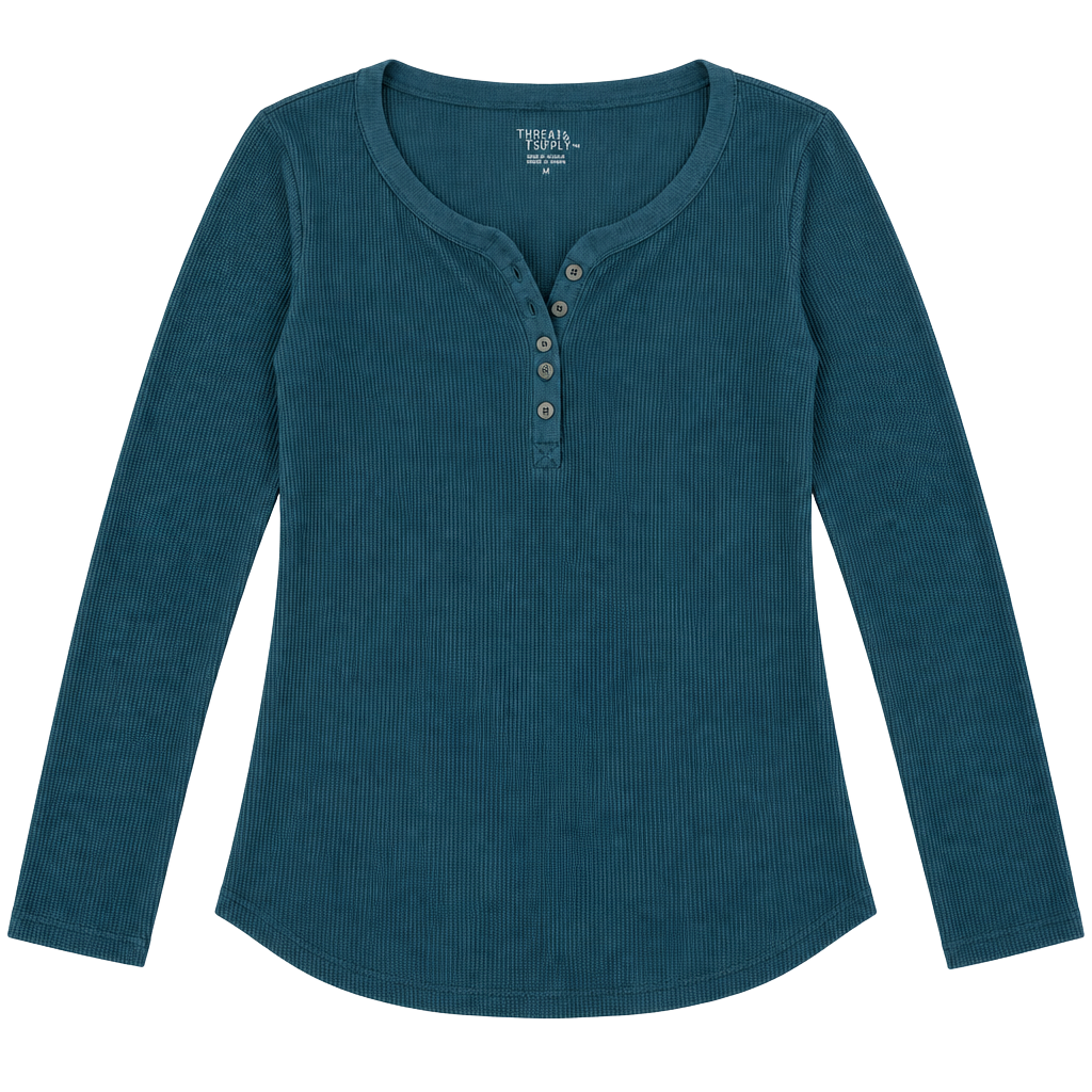Time And Tru Thermal Henley Size M 1