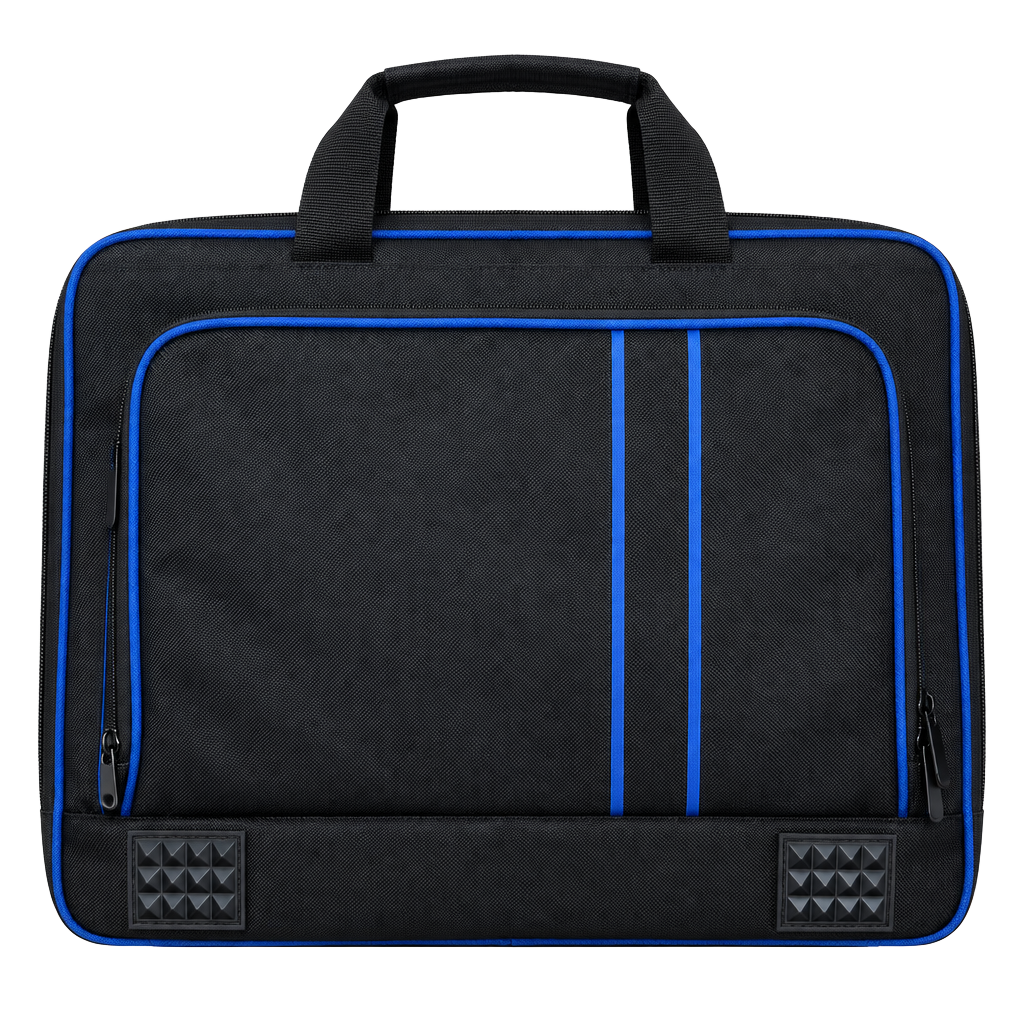 PlayStation 5 Travel Carrying Bag Black Blue Hard Shell Console Storage Case 1