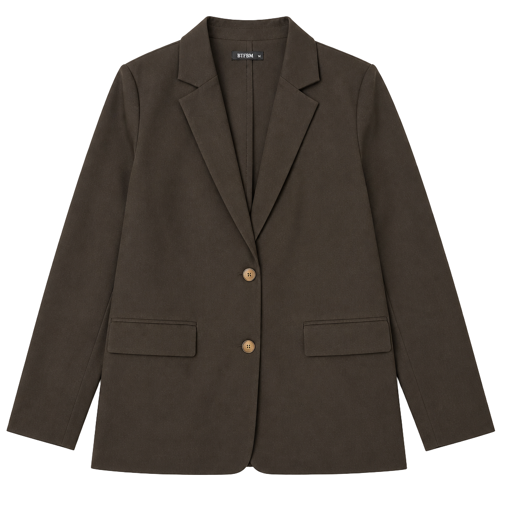 BTFBM Blazer Size XL Black Two Button Long Sleeve 1