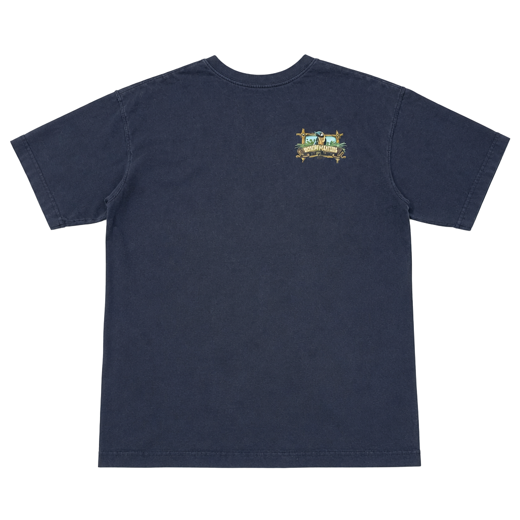 Newport Blue Birds Of A Feather Party Together Parrot Graphic T-Shirt 1
