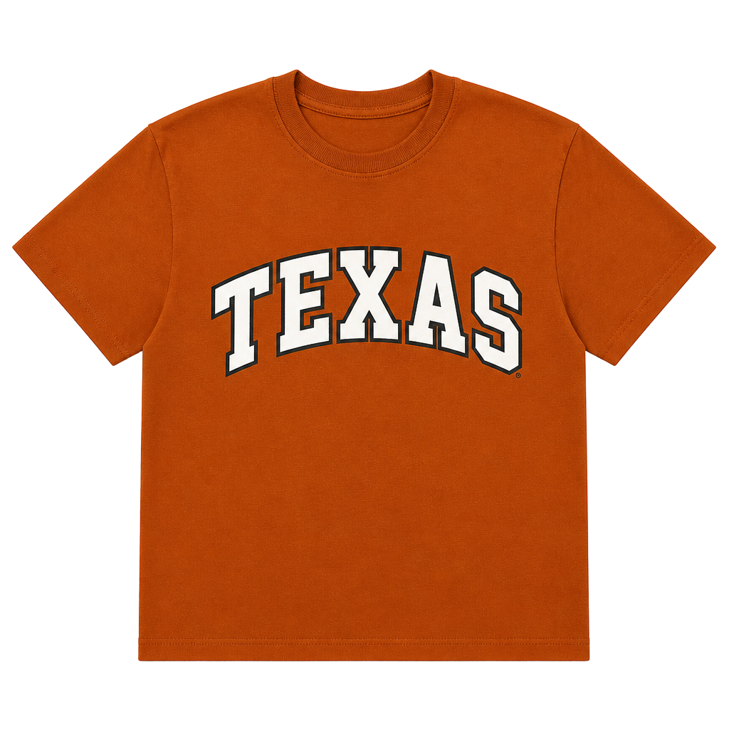 Texas Longhorns Short Sleeve T-Shirt Burnt Orange Size Medium 1