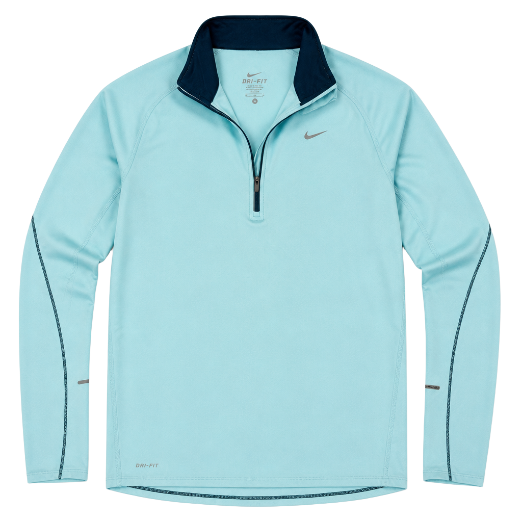 Nike Element 1/2 Zip Running Pullover Size M Light Blue 1