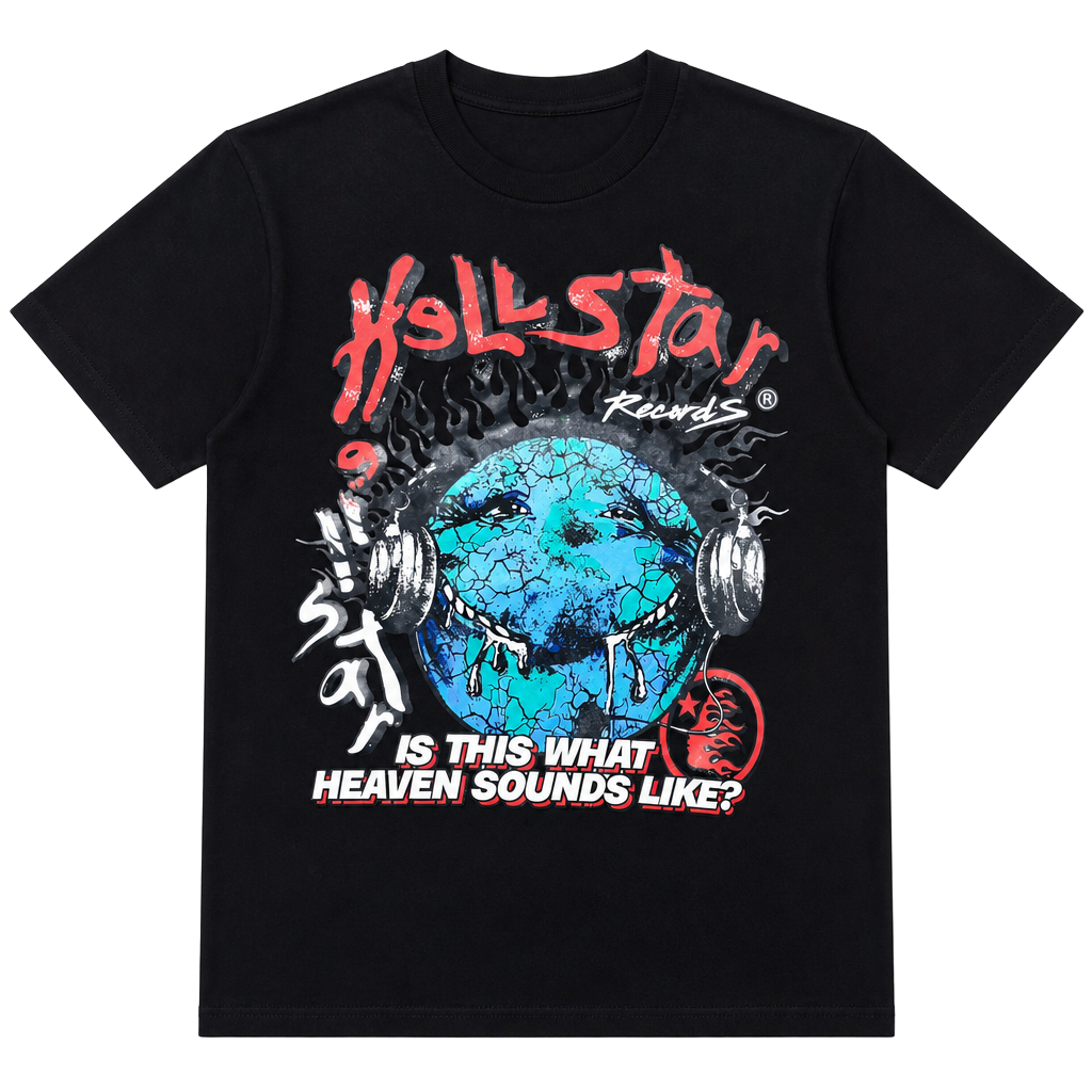 Hell Studios star Globe tee High Street Fashion Men's Short Sleeve T-Shirt 1