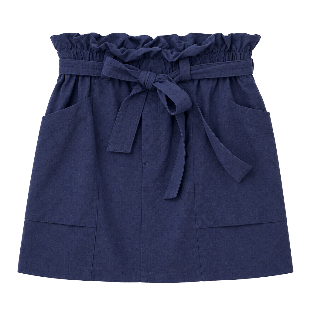 Athleta Skyline Skort Size 8 Black Tie Waist Pockets 1