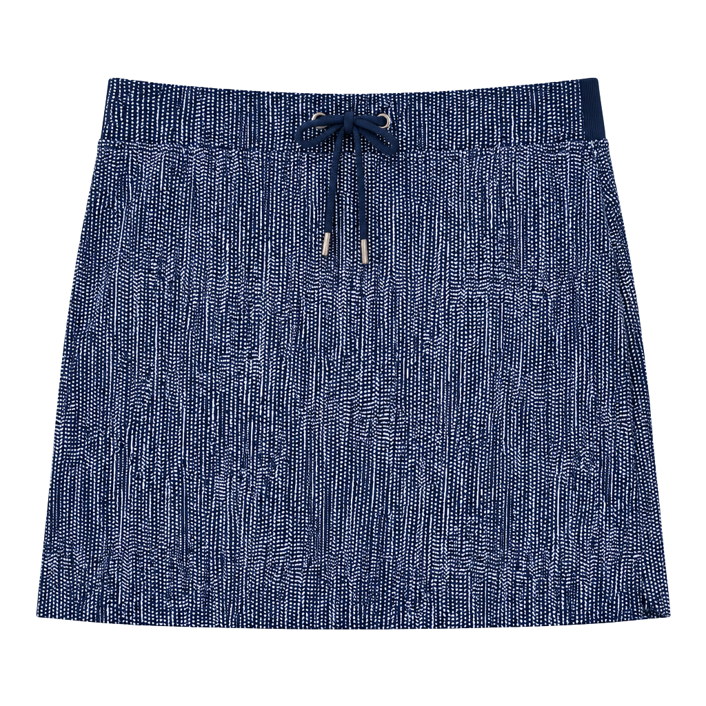 Athleta Skort Size 10 Blue White Pattern Athletic Skirt 1