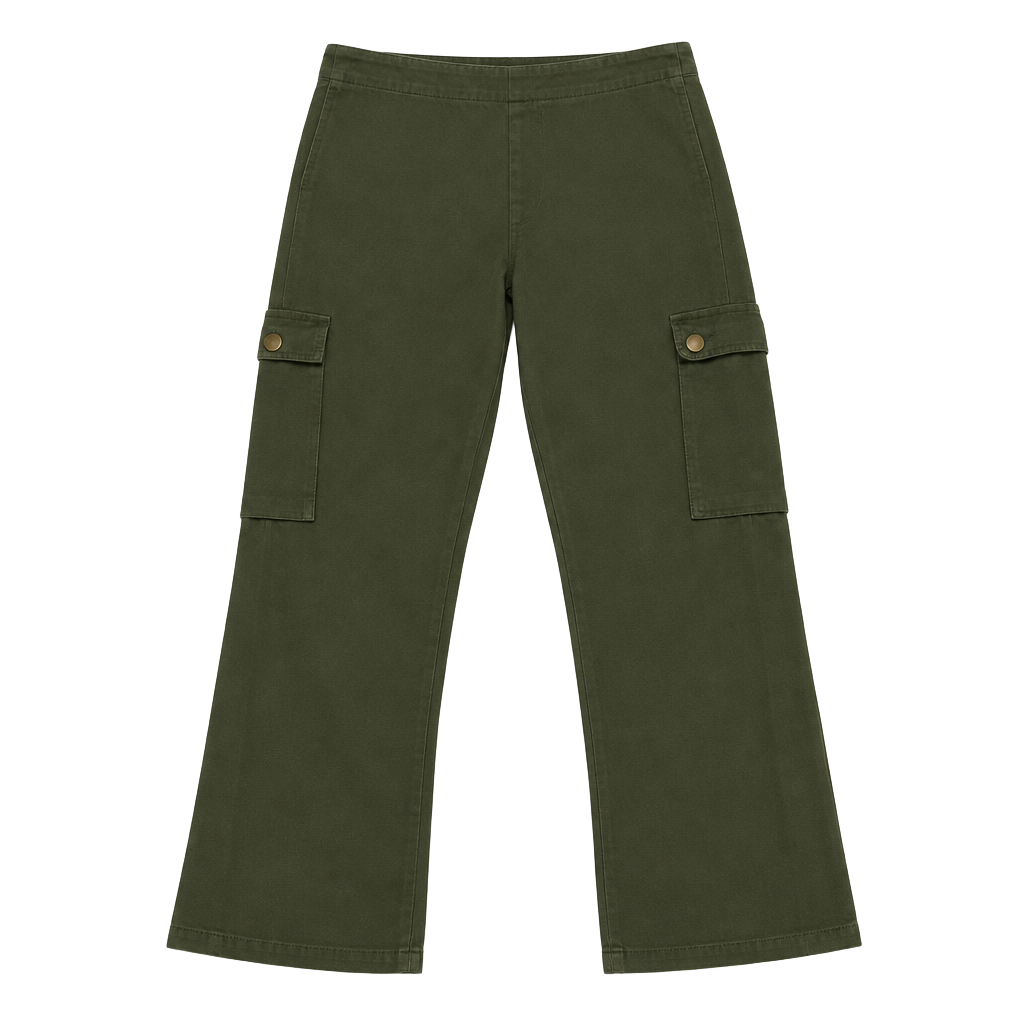 Cargo Pants Size M Green Polyamide Elastane 1