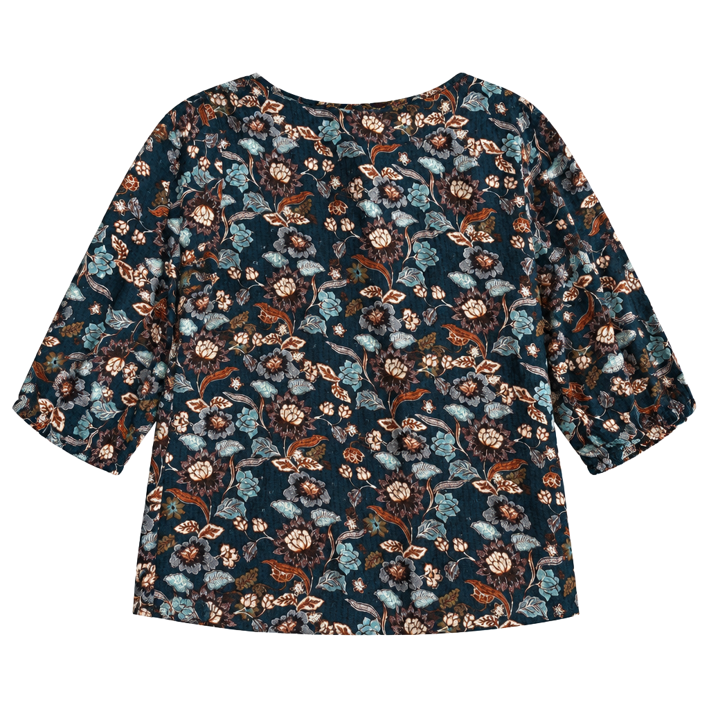 Papermoon Floral Long Sleeve Blouse Size S 1