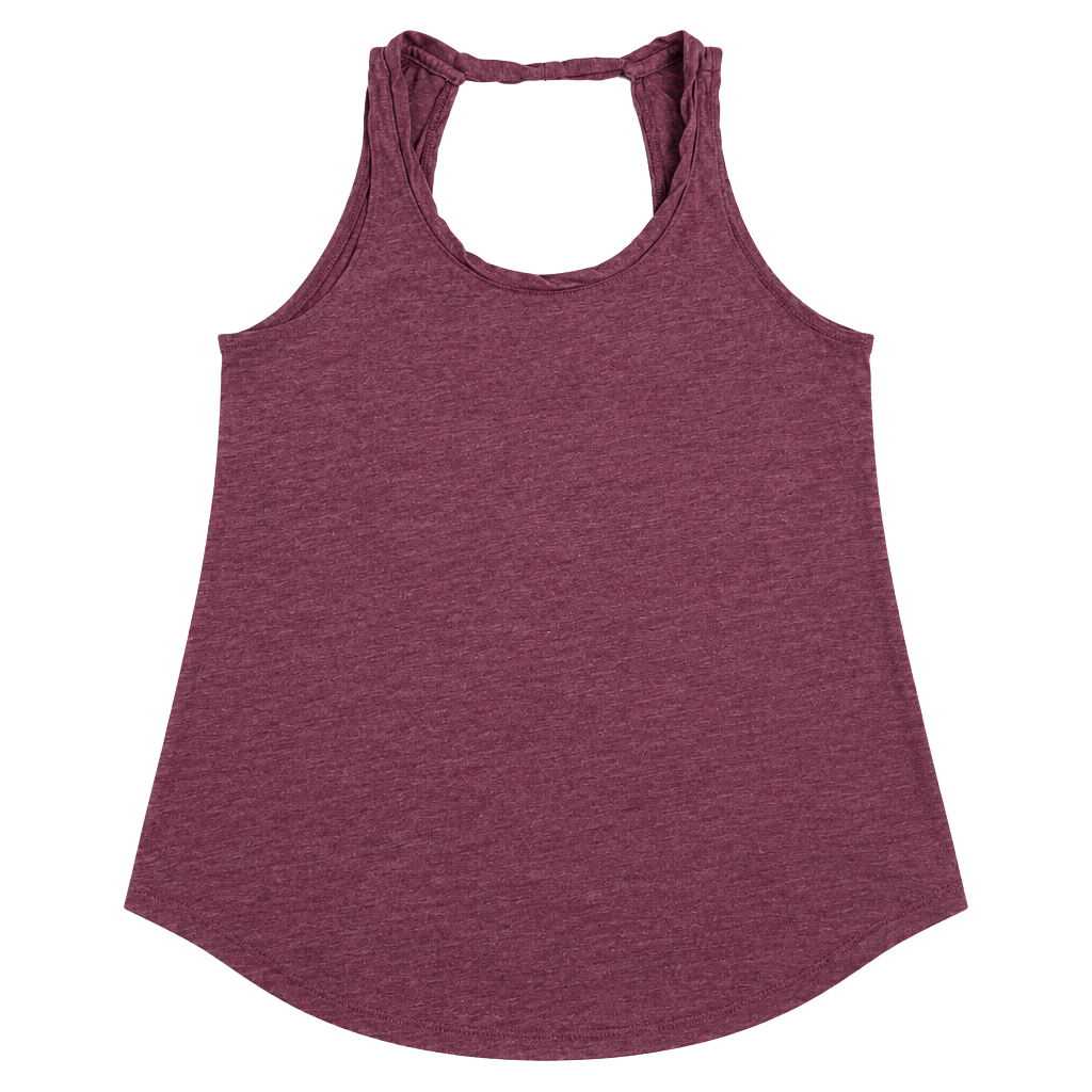 Nike Dri-Fit Purple Heathered Keyhole Back Tank Top Womens Size S 1