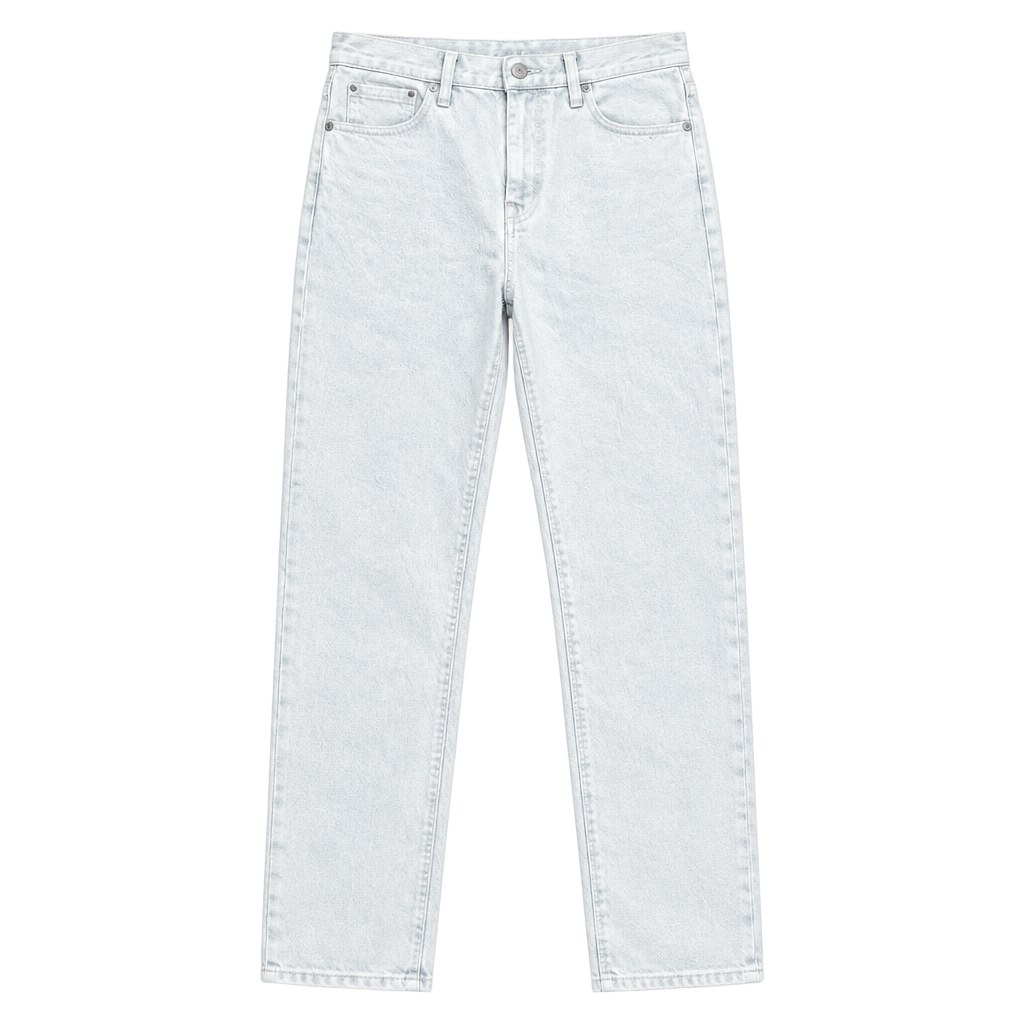 Diane Gilman White Straight Leg Jeans Size 8 1