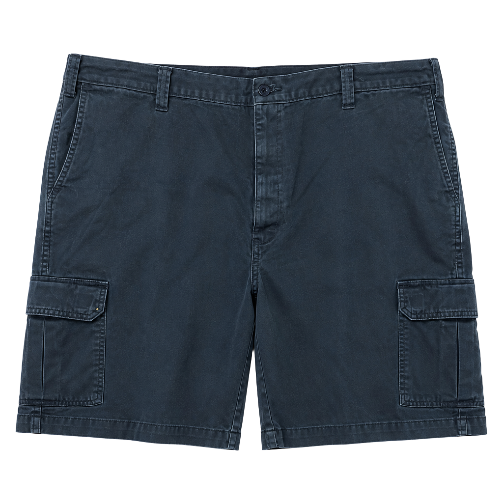 Dickies Navy Blue Cotton Utility Cargo Shorts 1