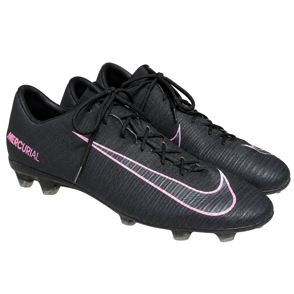 Nike Mercurial Soccer Cleats Black Pink Size 13 1
