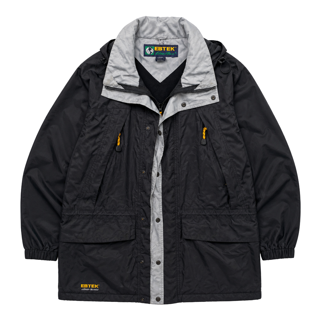 Vintage Eddie Bauer EBTEK Gore-Tex Performance Technology Hooded Jacket 1