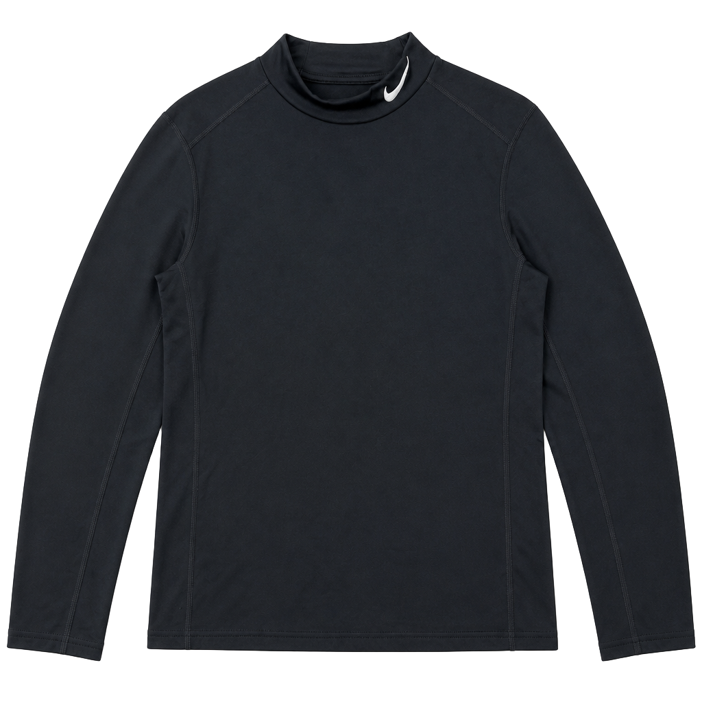 Nike Dri-FIT Fitted Long Sleeve Mock Neck Baselayer Shirt 1