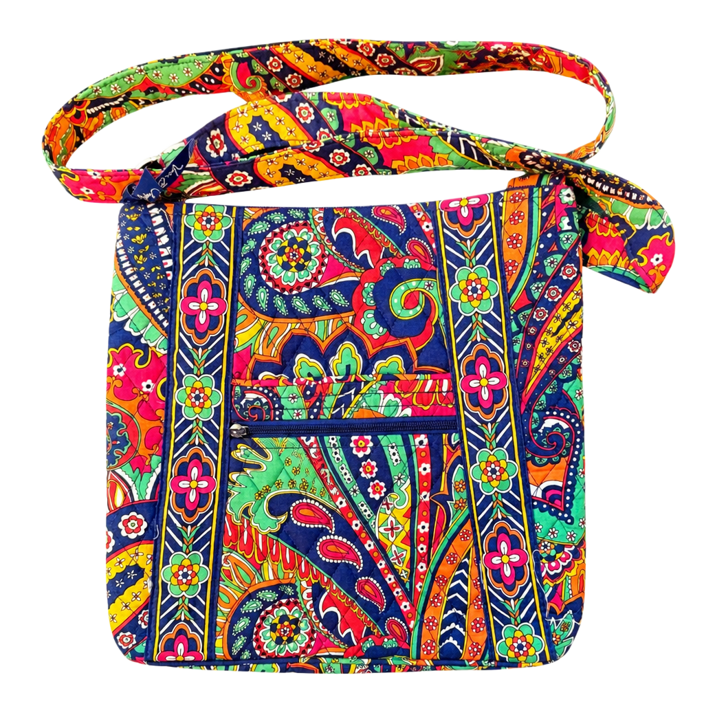 Vera Bradley Venetian Paisley Quilted Hipster Crossbody Bag 1