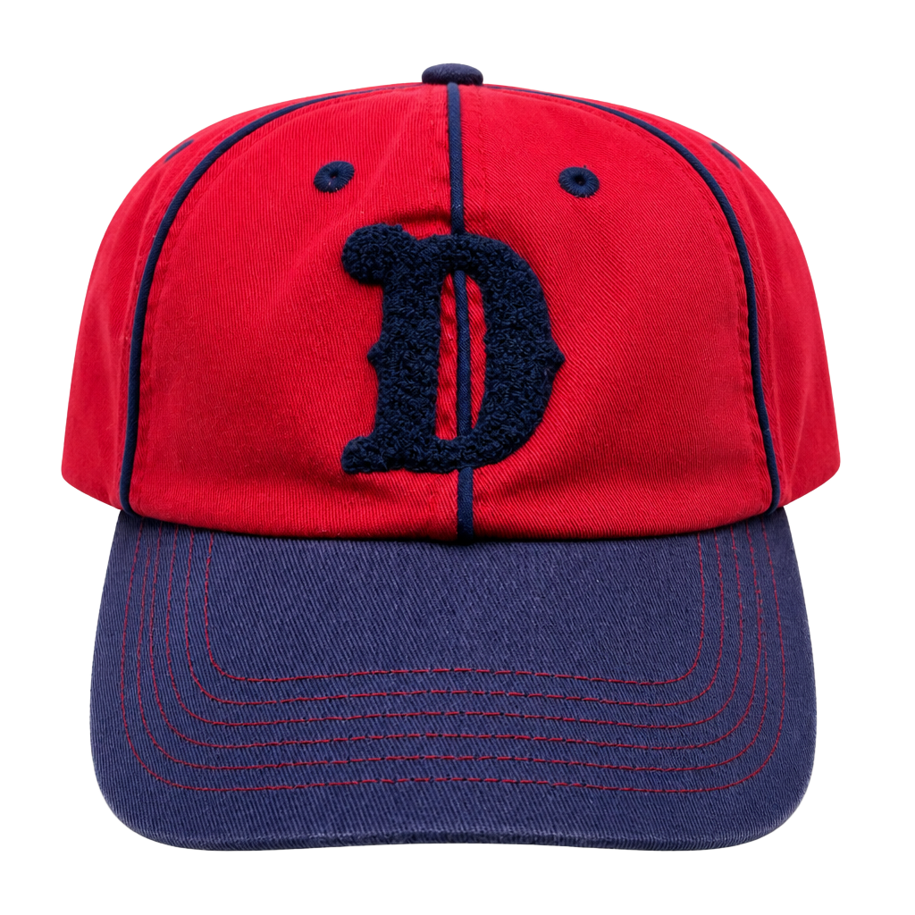 Disney Parks Donald Duck Red and Blue Vintage Style Strapback Baseball Hat 1