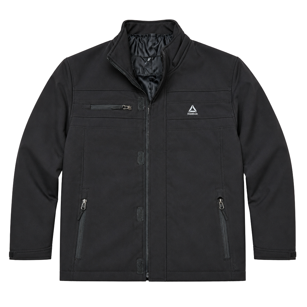 Reebok Boys Black Softshell Full Zip Jacket Size (10/12) 1