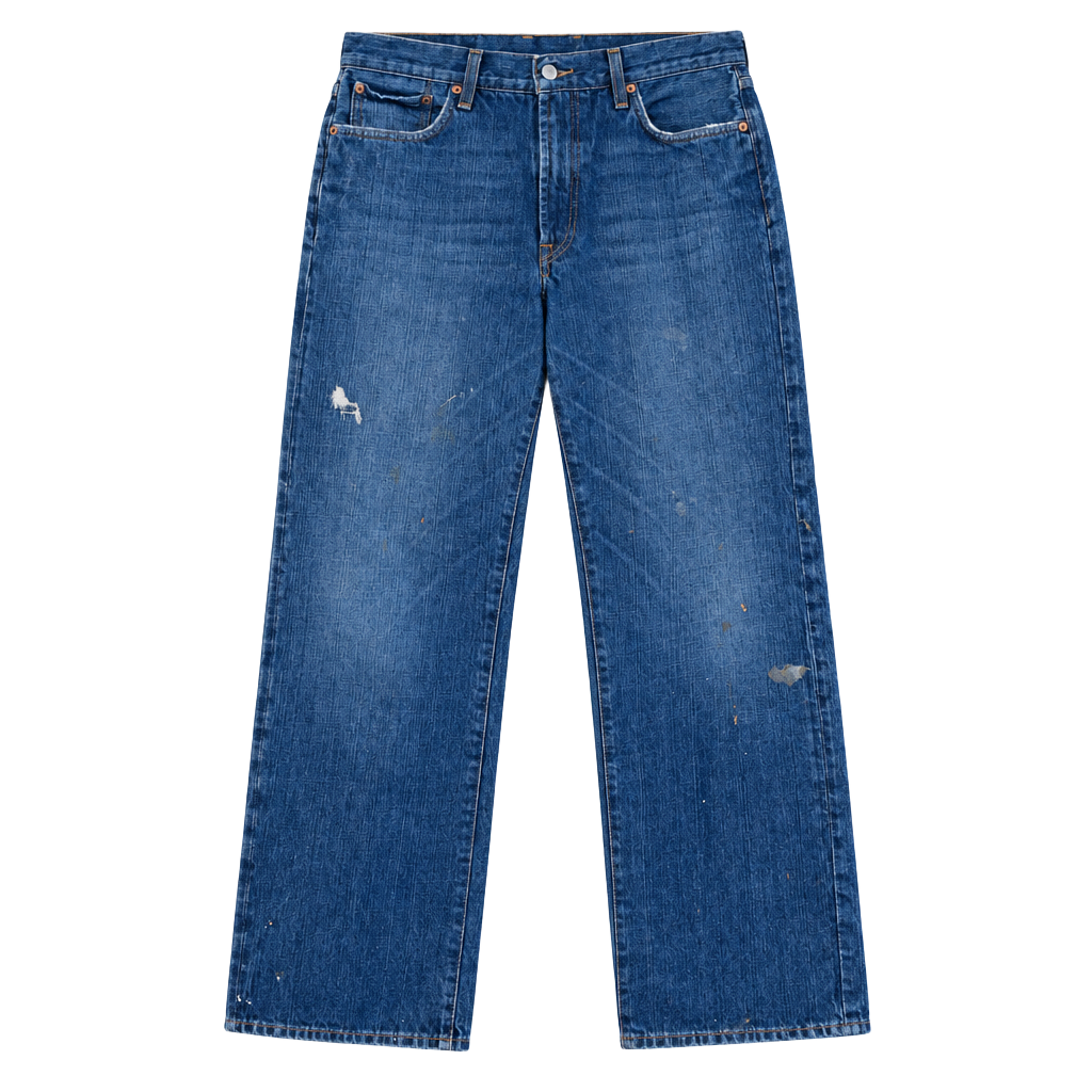 Lucky Brand Distressed Denim Jeans Blue Wash 32 x 30 1