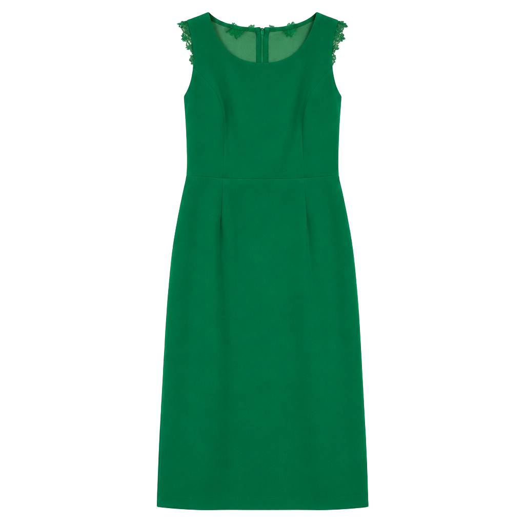 Lulus Green Lace Sheath Dress Size M 1