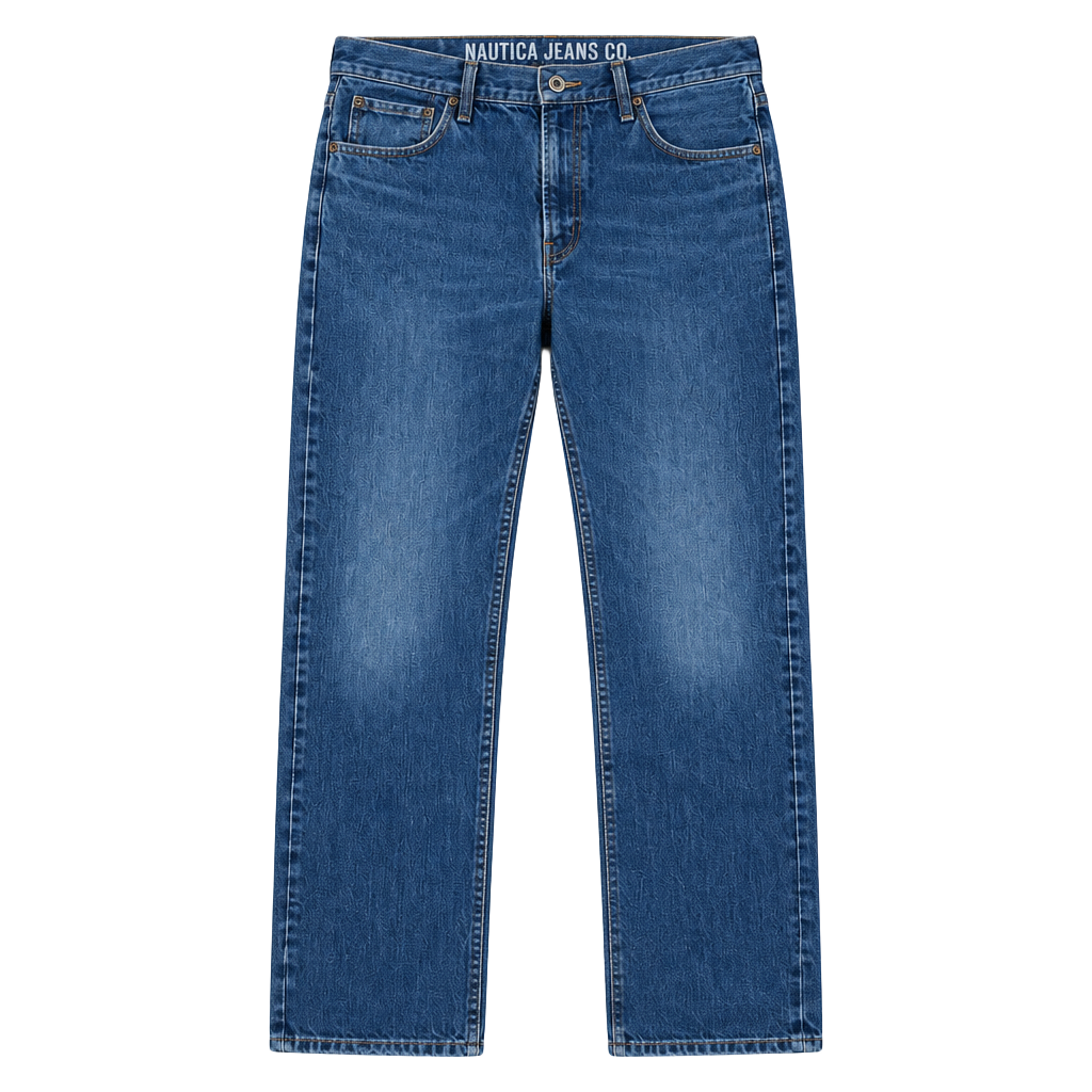 Nautica Jeans Co Straight Denim Jeans Blue 38 x 30 1