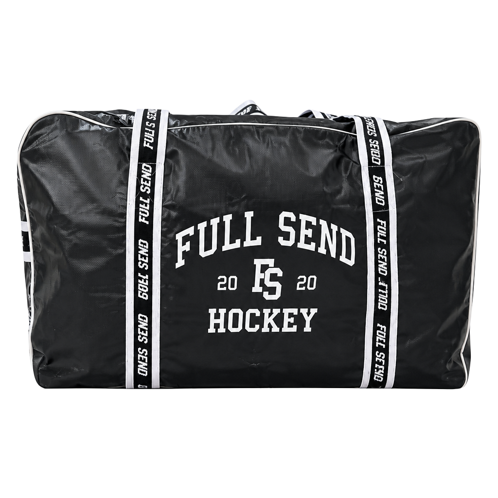 Full Send Hockey Bag 30 x 20 x 15 Black Duffel New 1