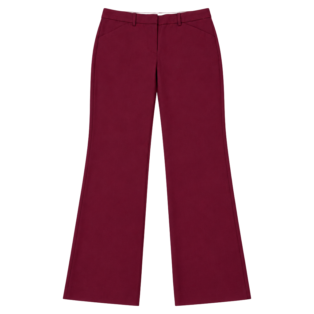 The Limited Dress Pants Size 4L Burgundy Bootcut Slacks 1