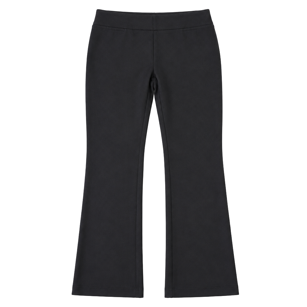 New York & Company Pants Size L Brown Pull-On Flare Trouser 1