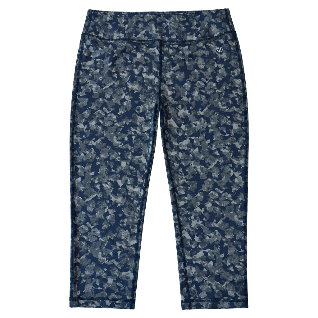 Vogo Athletica Camo Print Capri Leggings Size M 1