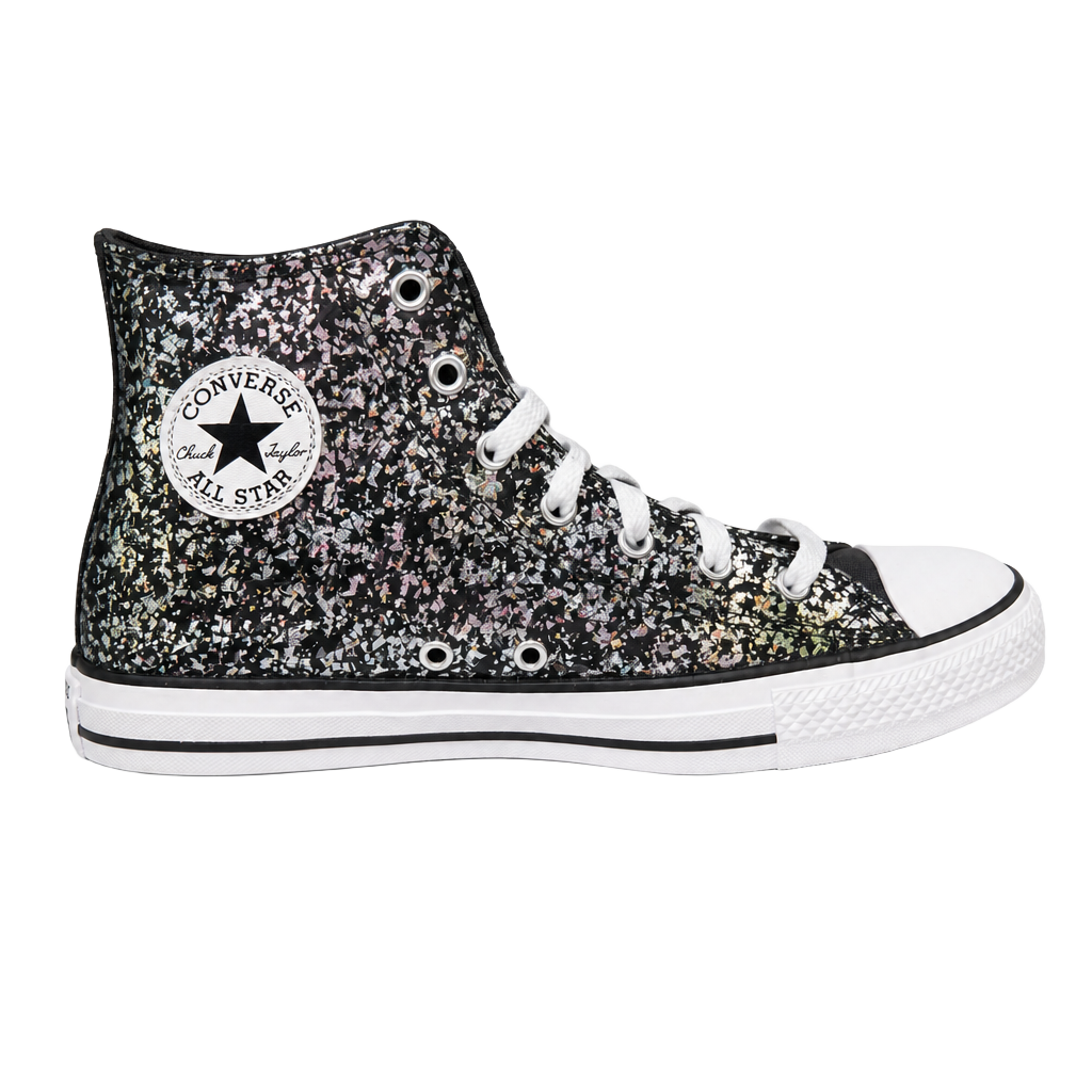 Converse Chuck Taylor All Star Hi Dark Matter Glitter High Top Sneakers 1