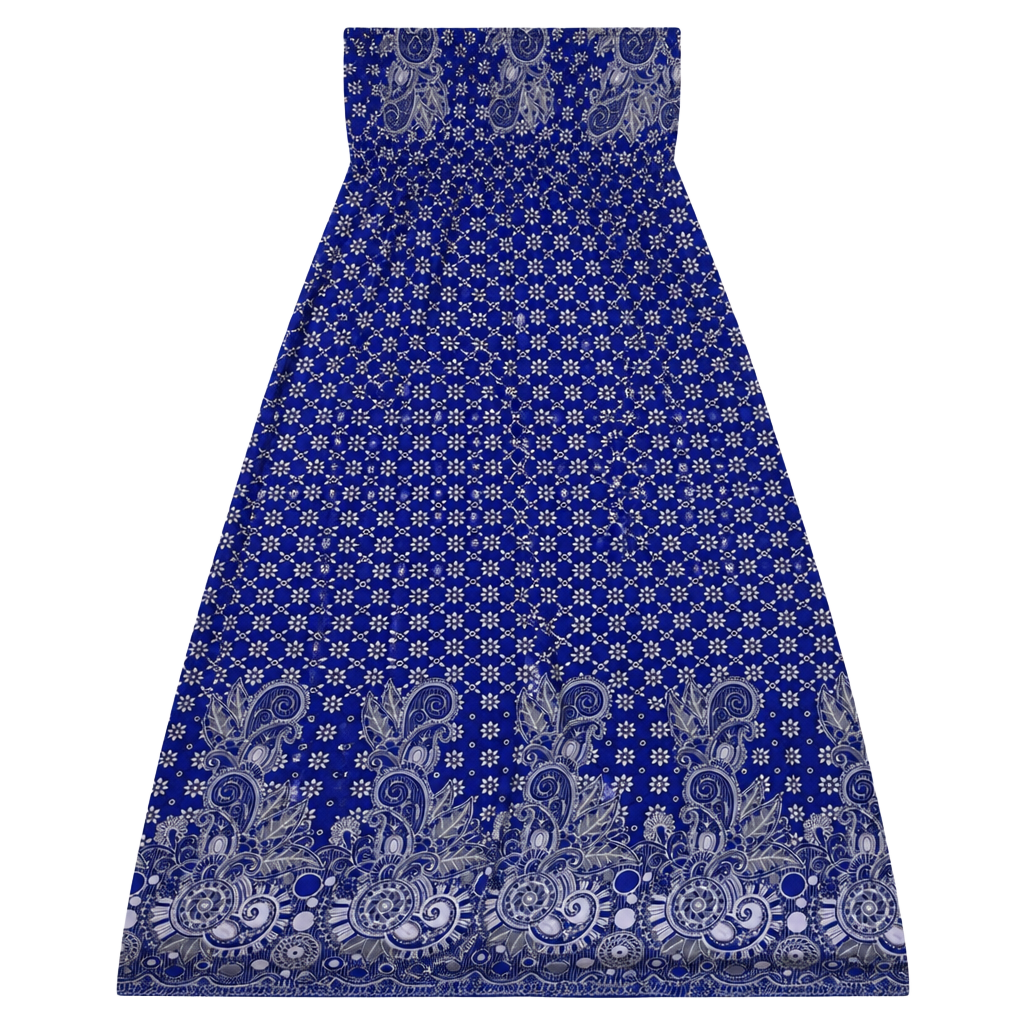 Seven Islands Blue Paisley Floral Maxi Dress 1