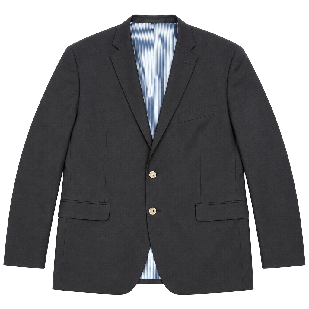Calvin Klein Black Two Button Blazer Suit Jacket Coat 1