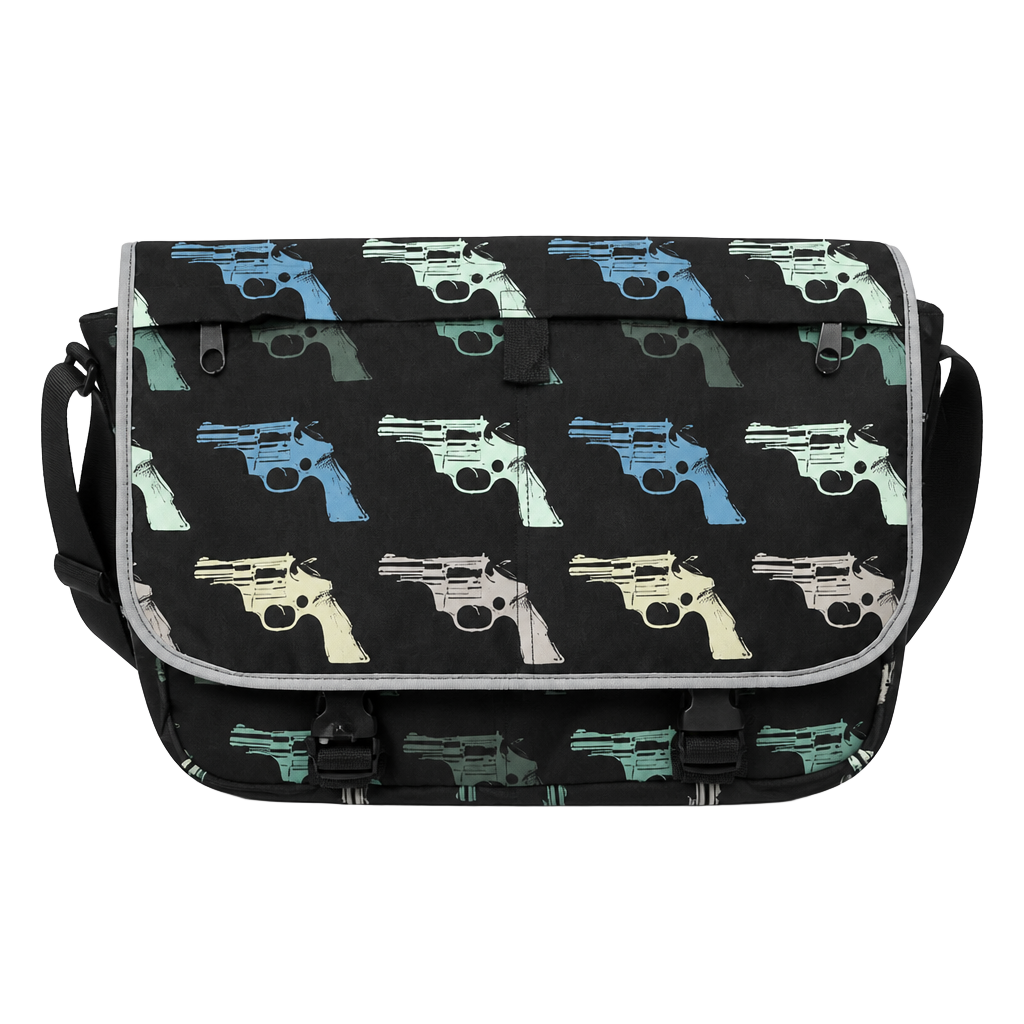 Andy Warhol Foundation x Loop NYC Revolver Gun Print Messenger Bag 1