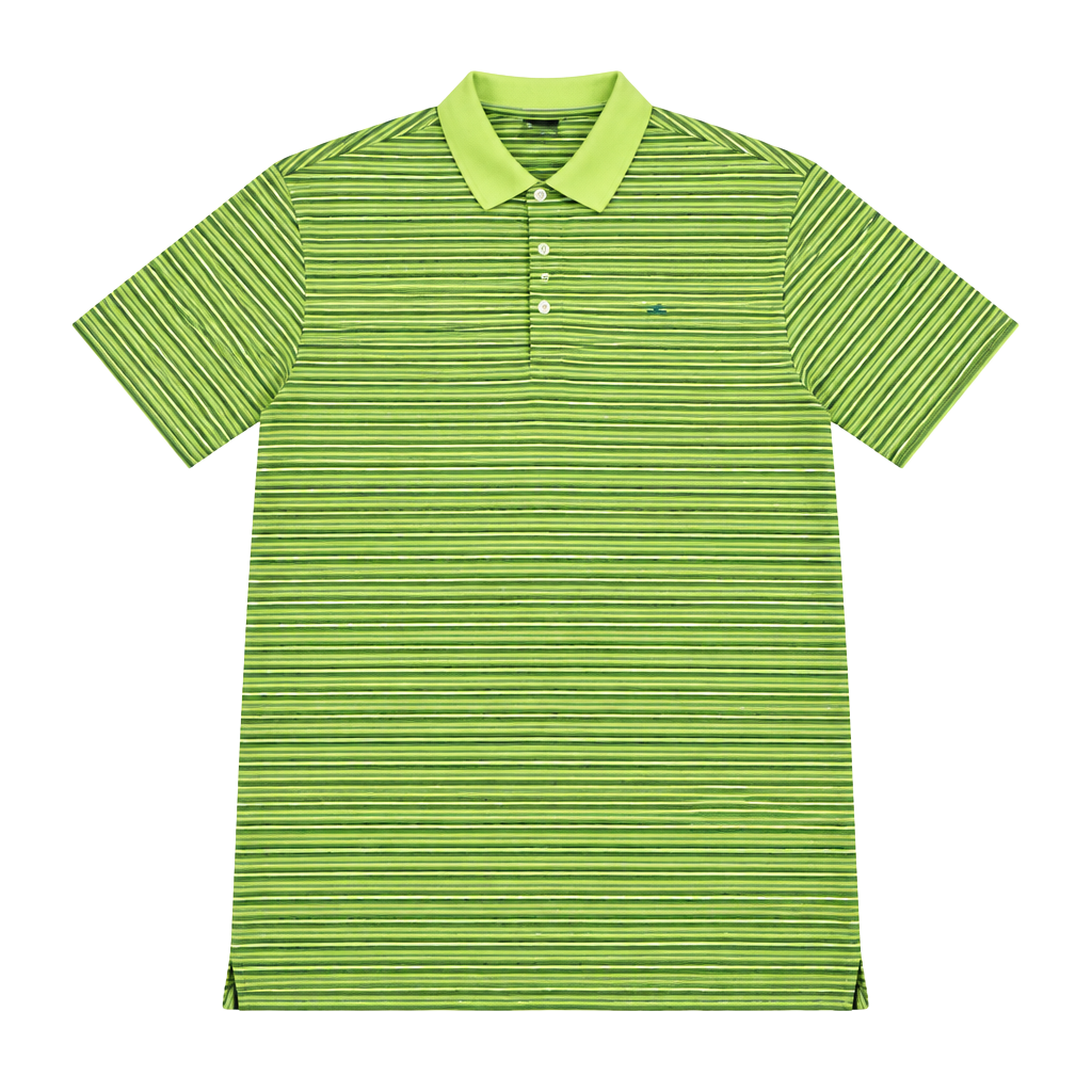 Nike Golf Polo Shirt Size XL Green Blue Striped Dri-Fit UV 1