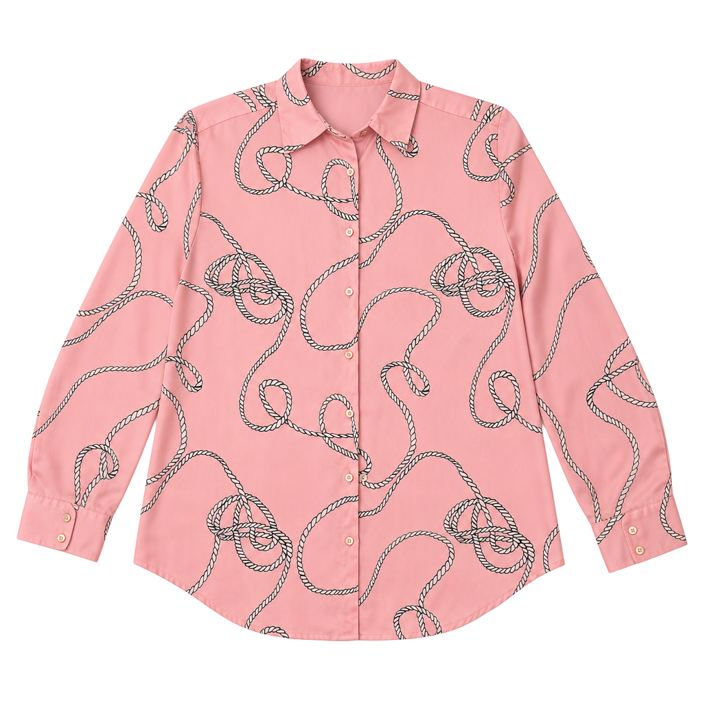 philosophy rope design long sleeved button down 1