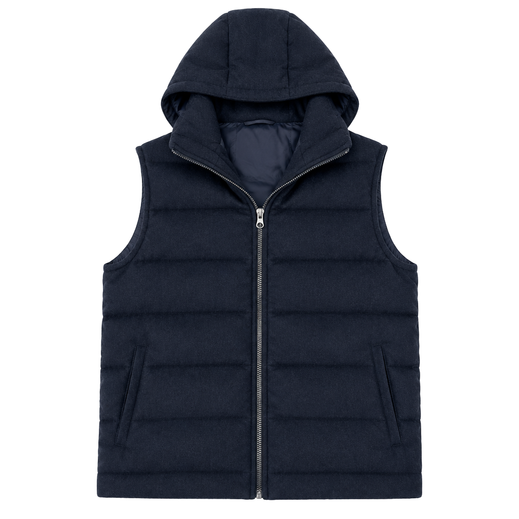 Richard Choi The One Puffer Vest Size XXL Black Hooded 1