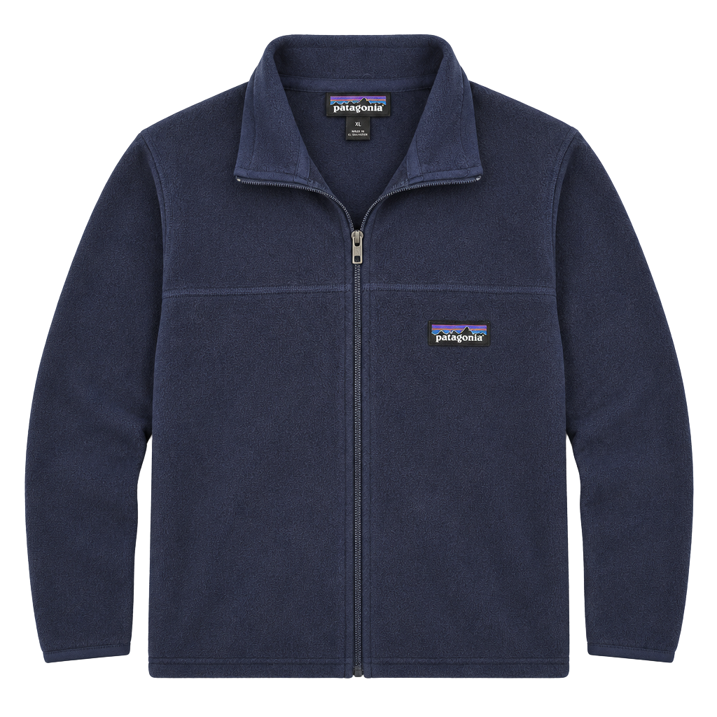 Patagonia 1/4 Zip Fleece Pullover Size XL Navy Darkhorse Embroidered 1