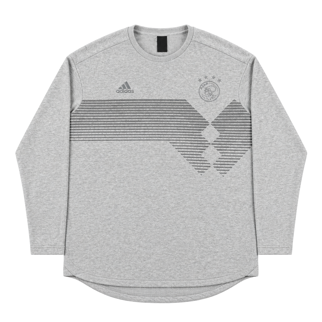 Adidas x Germany DFB Pullover Gray Embroidered Crewneck Pullover Size Medium 1