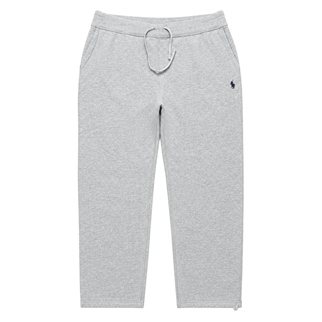 Polo Ralph Lauren Sweatpants Gray Cotton Fleece Drawstring 1