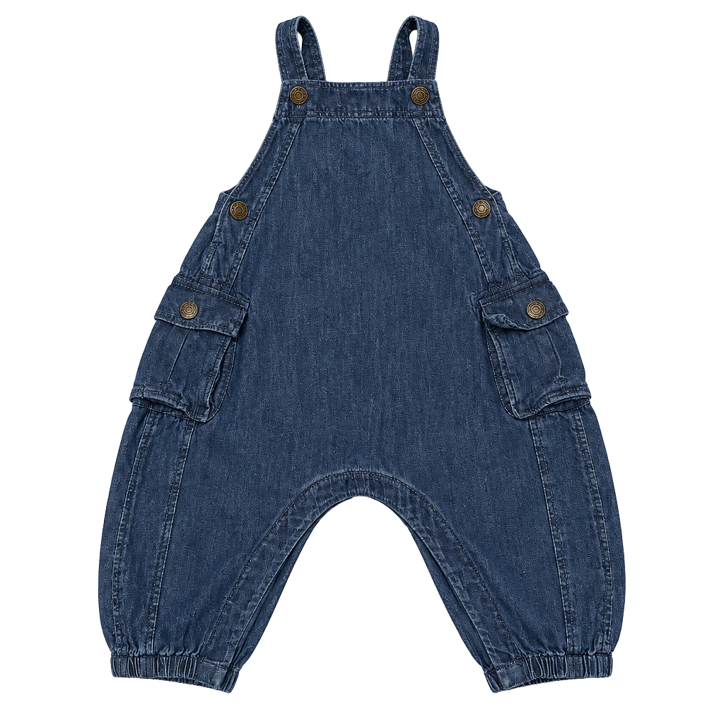 Size 6-12m
Baby Gap Denim Cargo Overalls 1