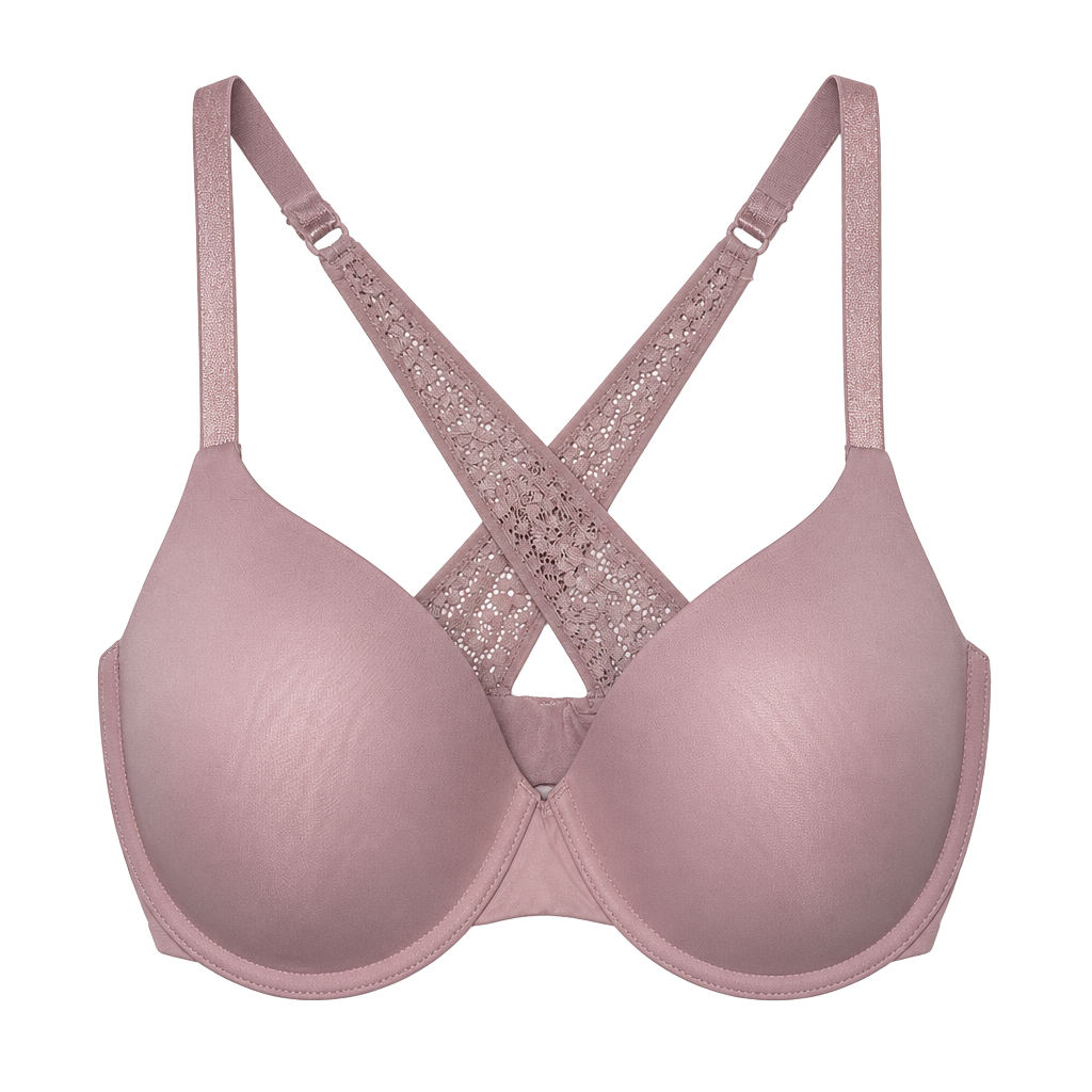 Victoria's Secret Uplift Semi Demi Bra with Lace Crisscross Back Detail 1