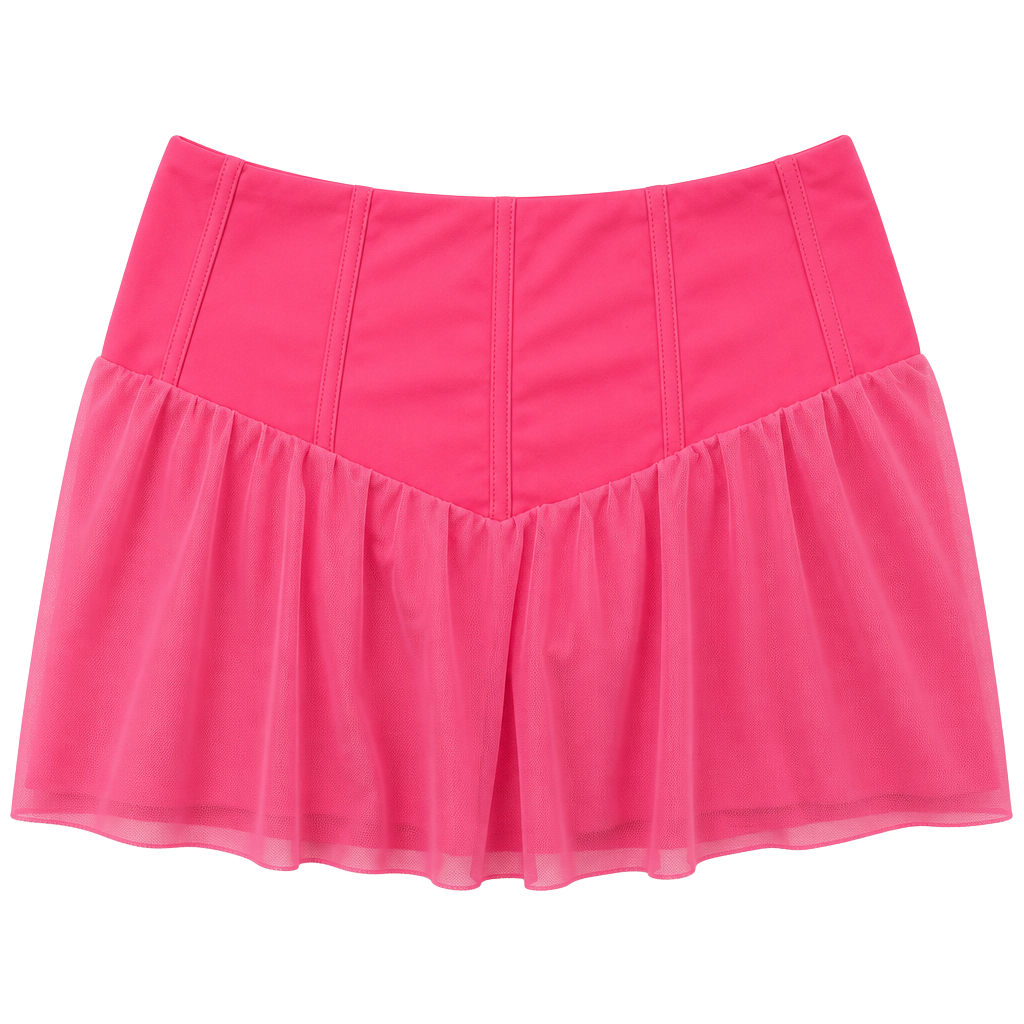 EleVen by Venus Williams Women's Endless Tennis Skirt, Hot Pink, 1