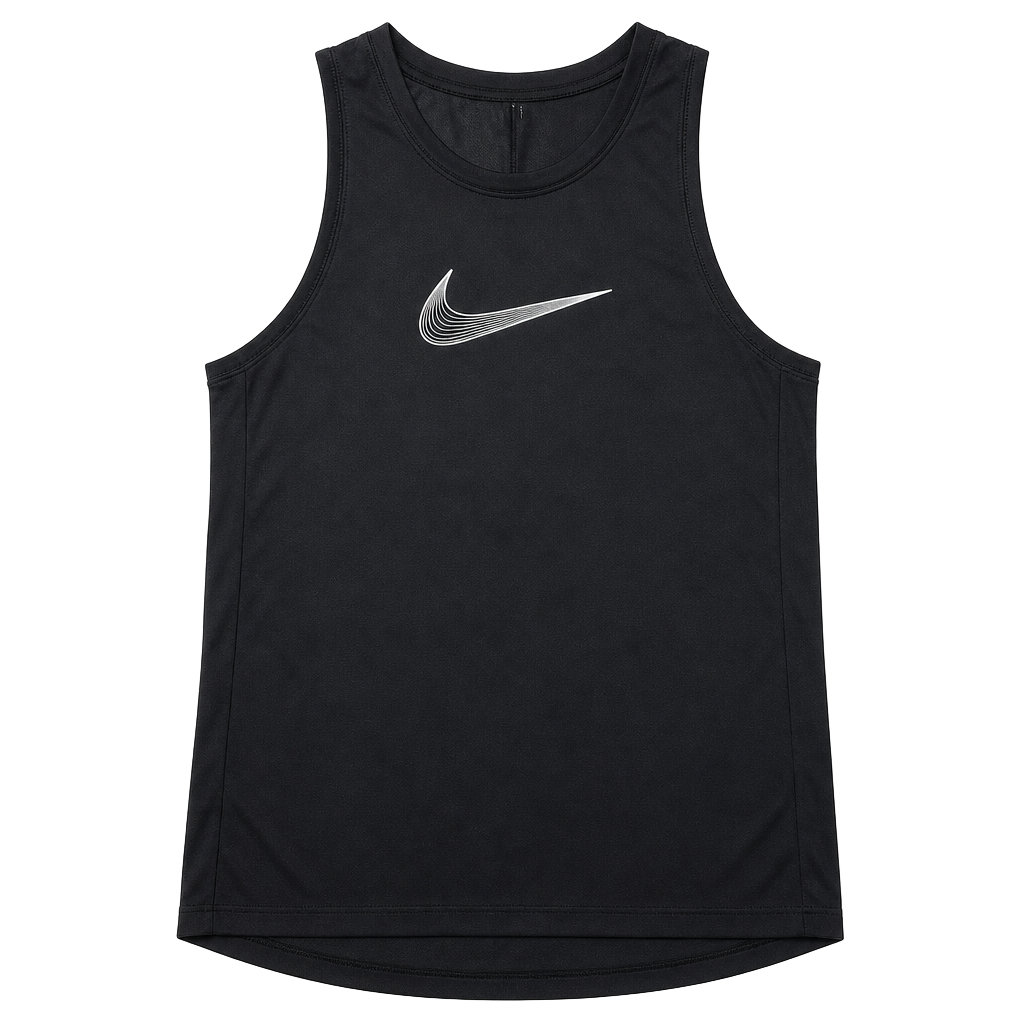 Nike Kids Dri-FIT Training Tank Top Black Size M 1