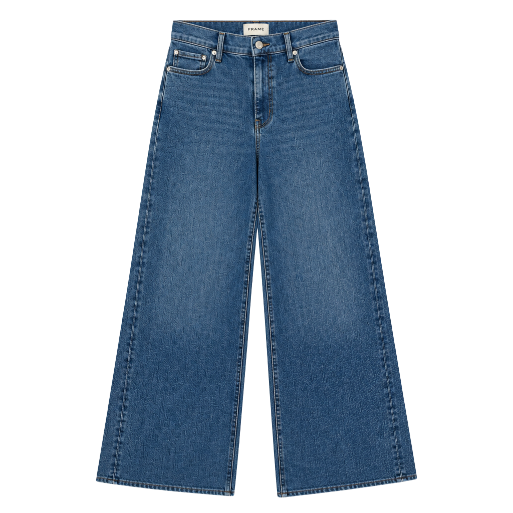 FRAME Le Slim Palazzo Size 29 Blue Denim Jeans 1